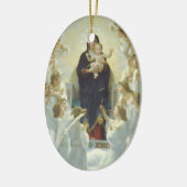 Anges Adore Marie et Jésus Ornement (Gauche)