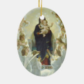 Anges Adore Marie et Jésus Ornement (Dos)