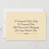 Anges célestes Première Communion Invitations (Dos)