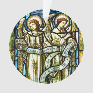Anges de la Paix sur Terre Ornement de Noël