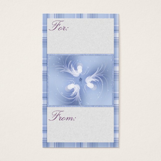 Anges de neige Art Abstrait (Devant)