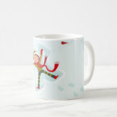 Anges de neige Mug de plaisir hivernal (Devant droit)