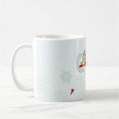 Anges de neige Mug de plaisir hivernal (Gauche)