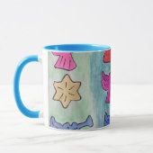 Anges de Noël Avec Trumpets Mug (Gauche)