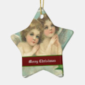 Anges de Noël et ornements de baies saintes (Gauche)