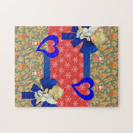 Anges du puzzle de Noël (Horizontal)