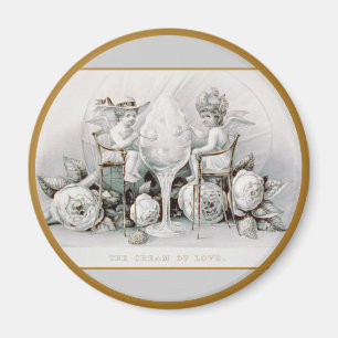 Anges et crème glacée - aimant #2