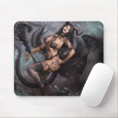 Anges foncés "Helchen" d'Azmodeus, tapis de souris (Avec souris)