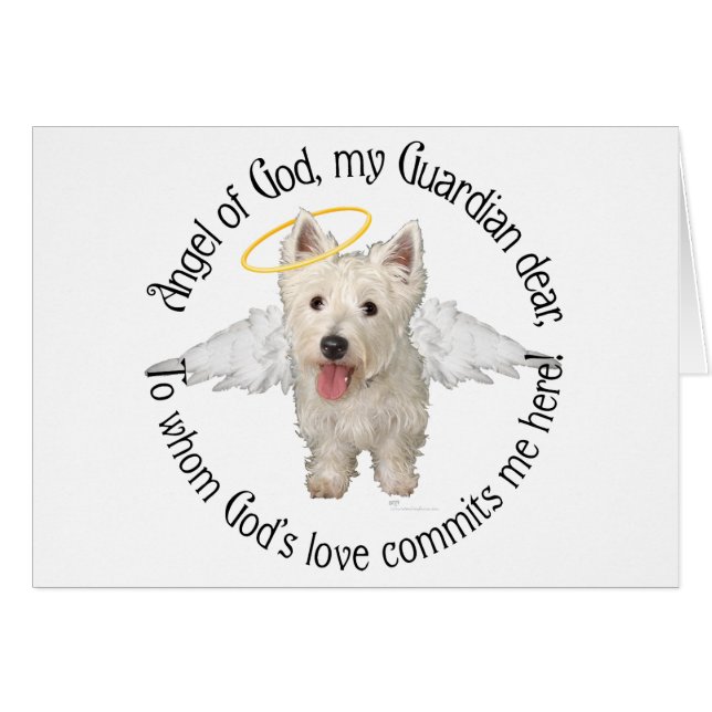 Anges gardiens des Westie (Devant horizontal)