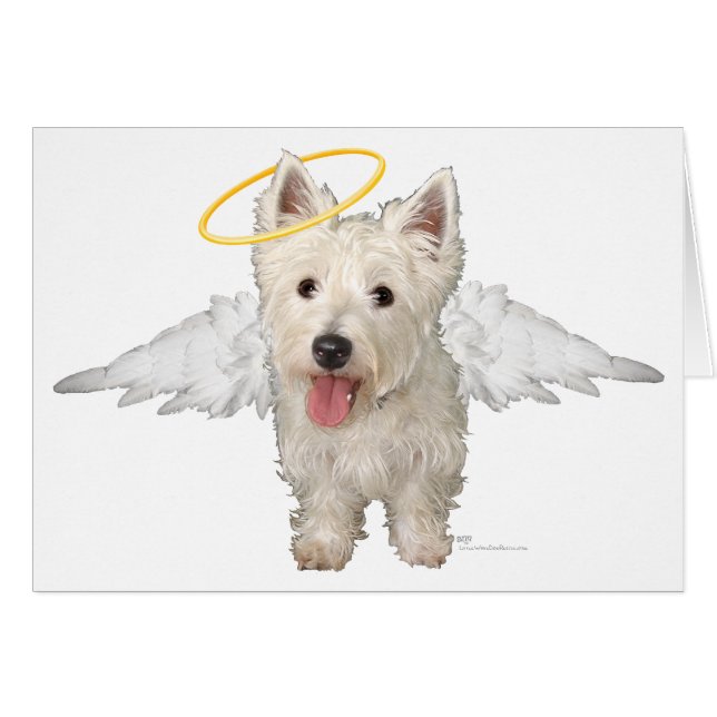 Anges gardiens Westie (Devant horizontal)