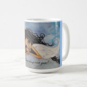 Anges observant au-dessus de vous la tasse (Devant droit)