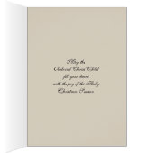 Anges religieux de Jésus bébé Écriture vintage (Intérieur (Droit))