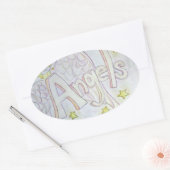 Anges Stickers Art Décal Word Inspiration (Enveloppe)