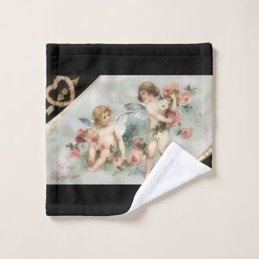 Anges vintages de Valentine (Gant de toilette)
