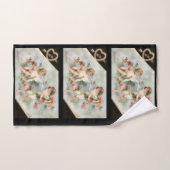 Anges vintages de Valentine (Serviette à main)