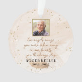 Ange's Wings Photo Ornament acrylique (devant)