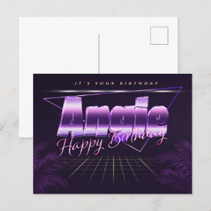 Angie Nom Prénom Anniversaire de la carte postale