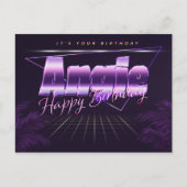 Angie Nom Prénom Anniversaire de la carte postale (Devant)