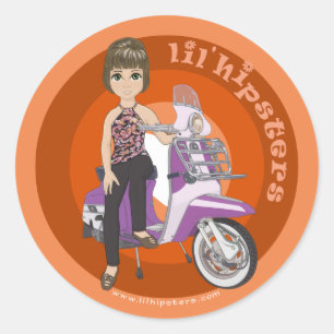 Angie Ronde Sticker