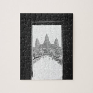 Angkor Cambodja, Angkor Wat Deur Zicht Legpuzzel