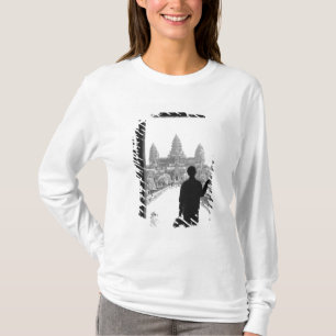 Angkor Cambodja, Deur en persoon Angkor Wat T-shirt