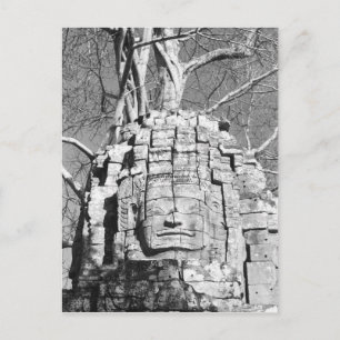 Angkor Cambodja, Hoofd Ta Som Tempel Briefkaart