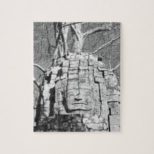 Angkor Cambodja, Hoofd Ta Som Tempel Legpuzzel