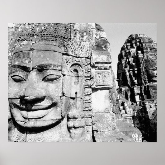 Angkor Cambodja, kopt de Bayon Poster (Voorkant)