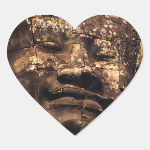Angkor Wat Boeddha Hart Sticker