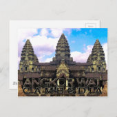 Angkor Wat Briefkaart (Voorkant / Achterkant)