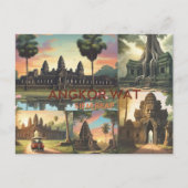 Angkor Wat briefkaart (Voorkant)