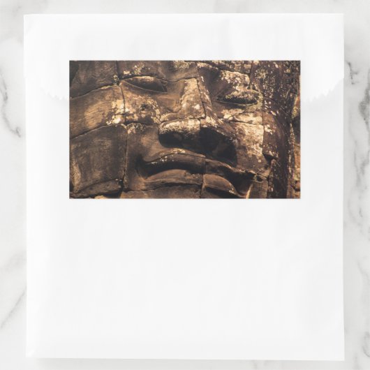 Angkor Wat Buddha Rectangle Sticker (Tas)