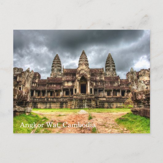 Angkor Wat Cambodia Briefkaart (Voorkant)