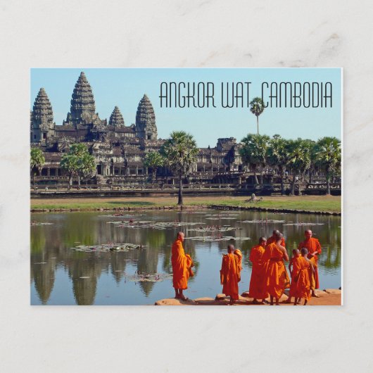 Angkor Wat Cambodia Briefkaart (Voorkant)