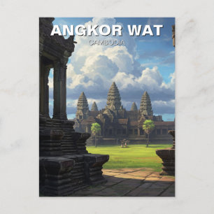 Angkor Wat Cambodia Briefkaart