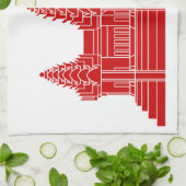 Angkor Wat Cambodian / Khmer Flag Theedoek (Gevouwen)