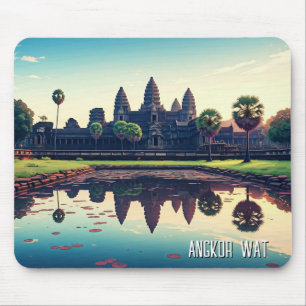 Angkor Wat Cambodja bij zonsopgang Muismat
