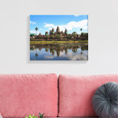Angkor Wat, Cambodja Canvas Afdruk (Insitu (Woonkamer))