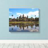Angkor Wat, Cambodja Canvas Afdruk (Insitu (Houten vloer))