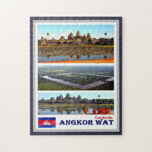 Angkor Wat - Cambodja - Mosaic - Legpuzzel