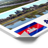 Angkor Wat - Cambodja - Mosaic - Poster (Hoek)