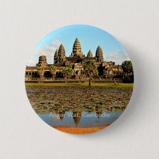 Angkor Wat, Cambodja Ronde Button 5,7 Cm