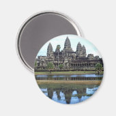 Angkor Wat Cambodja Tempel Reisfotografie Magneet (Voorkant / Achterkant)