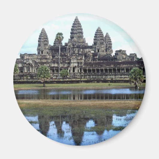 Angkor Wat Cambodja Tempel Reisfotografie Magneet (Voorkant)
