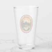 Angkor Wat Cambodja Travel Art Badge Glas (Achterkant)