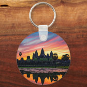 Angkor Wat Cambodja Zonsondergang Sleutelhanger (Achterkant)