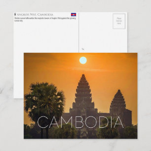 Angkor Wat, carte postale de voyage au Cambodge