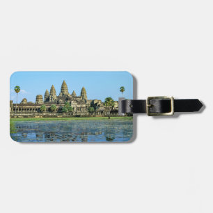 Angkor Wat en reflectie in het meer - Cambodja Bagagelabel