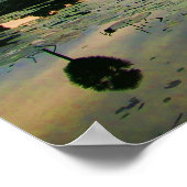 Angkor Wat Morning, affiche au Cambodge (Coin)