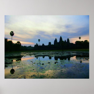 Angkor Wat Morning, affiche au Cambodge